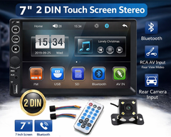 7" Double DIN Touch Bluetooth Car Stereo