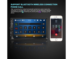 7" Double DIN Touch Bluetooth Car Stereo