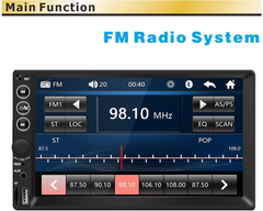 7" Double DIN Touch Bluetooth Car Stereo