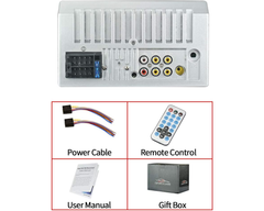 7" Double DIN Touch Bluetooth Car Stereo