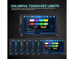7" Double DIN Touch Bluetooth Car Stereo