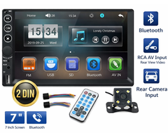 7" Double DIN Touch Bluetooth Car Stereo