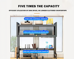 Drying rack with utensil holders
