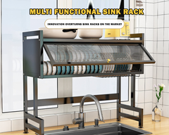 Dish rack with anti slip feet