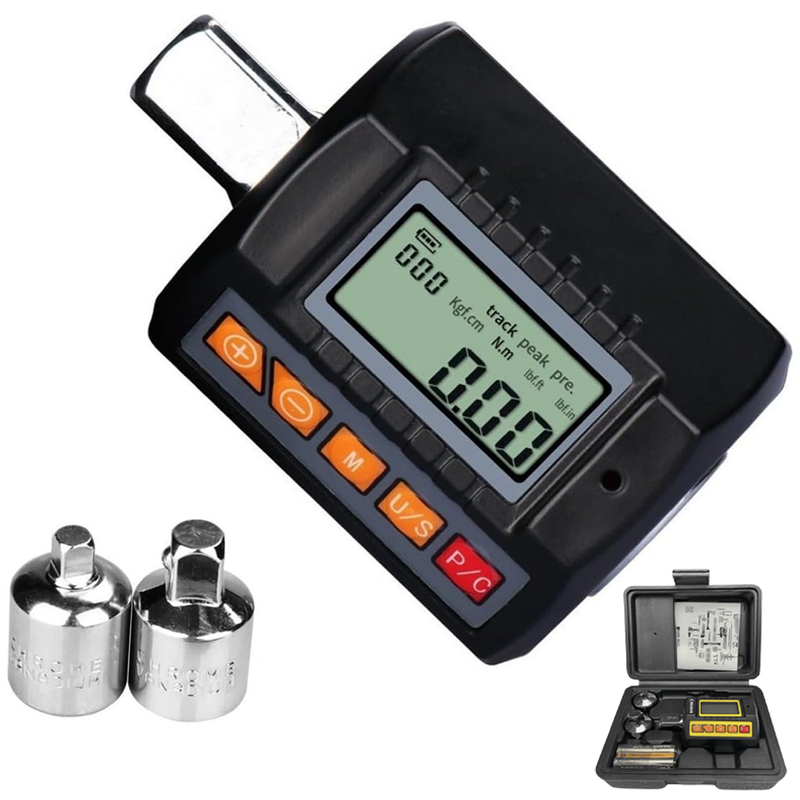 Digital torque wrench adapter display