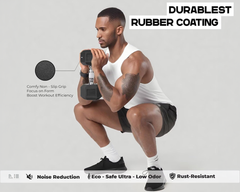 Hexagonal Dumbbell Set 9Kg Pair