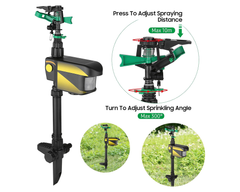 Motion sensor water sprinkler