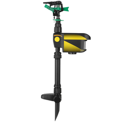 Solar powered animal repeller