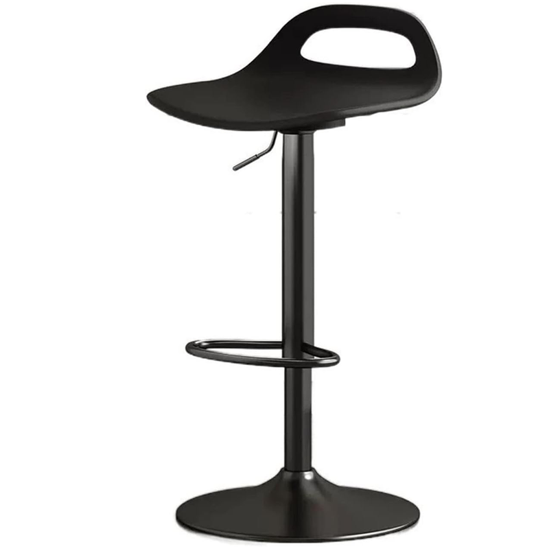 black adjustable bar stool