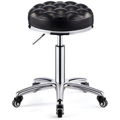 black salon stool adjustable