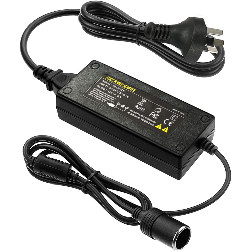 120W AC to DC Power Adapter Converter 230V-12V Car Cigarette Socket Charger