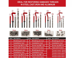 131PCS Thread Repair Kit