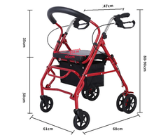 Folding Mobility Rollator Walker