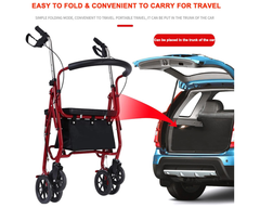 Folding Mobility Rollator Walker
