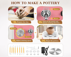 Mini Pottery Wheel Machine