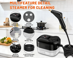 Handheld 2500W Steam Cleaner High Temperature Pressurized