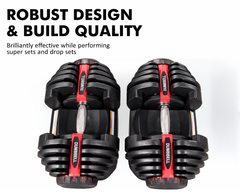 Adjustable Dumbbells 40Kg 2PCS Set
