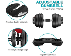 Adjustable Dumbbells 40Kg 2PCS Set