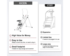Foldable Exercise Stepper Pedal Stepper