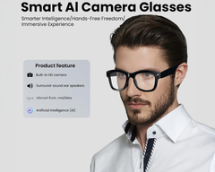 AI Smart Glasses 8K Camera ChatGPT Touch Bluetooth Player