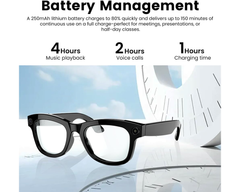 AI Smart Glasses 8K Camera ChatGPT Touch Bluetooth Player