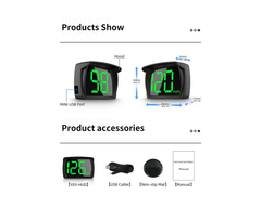 Car GPS Speedometer Hud Heads Up Display