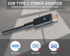 65W Type C USB C DELL Power Charger Replacement