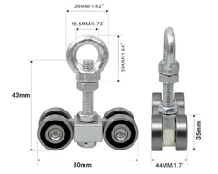 Unistrut Trolley Rollers