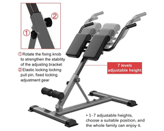 Adjustable Roman Chair Hyperextension Bench