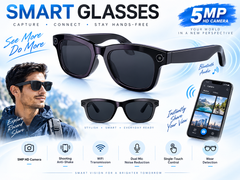 AI Smart Glasses 8K Camera ChatGPT Touch Bluetooth Player
