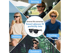 AI Smart Glasses 8K Camera ChatGPT Touch Bluetooth Player