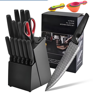 Kitchen Knife Set with Knife Block