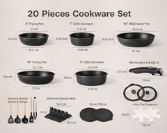 Cookware Sets Frying Cast Iron Pans Cast