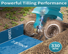 Cordless Electric Tiller Cultivator