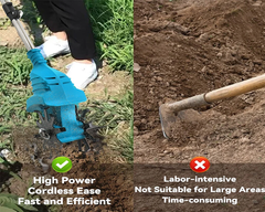 Cordless Electric Tiller Cultivator
