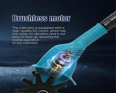 Cordless Electric Tiller Cultivator