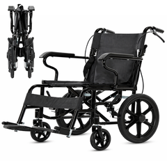 Folding Wheelchair Mobility Chair - Folding Wheelchair / 16 inch