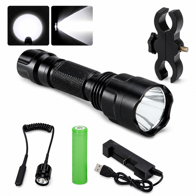 Tactical Flashlight LED Hunting Torch