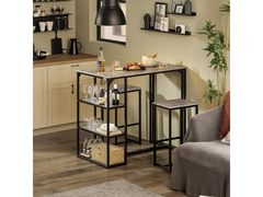 Bar Table and Bar Stools Set