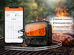 Meat Thermometer, Digital Meat Thermometer, Kitchen Timer