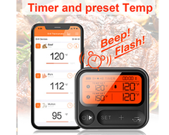 Meat Thermometer, Digital Meat Thermometer, Kitchen Timer