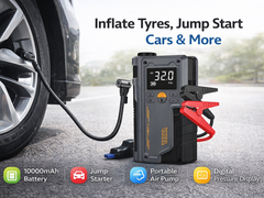 Portable Car Jump Starter with Air Pump