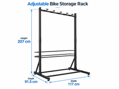 Freestanding Bike Storage Rack