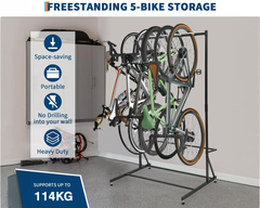 Freestanding Bike Storage Rack