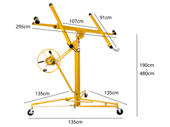 Drywall Panel Lifter 16FT