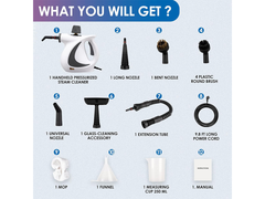 Handheld Steam Cleaner High Temperature Pressurized
