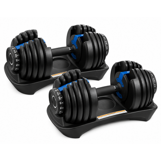 Adjustable Dumbbells 24Kg Pair