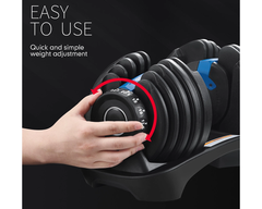 Adjustable Dumbbells 24Kg Pair