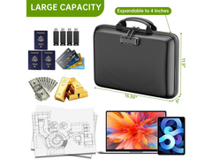Fireproof File Organizer with Lock