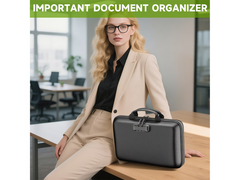 Fireproof File Organizer with Lock